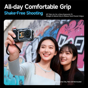 LKTOP Street Photography Handle Kit for DJI Osmo Action 6 multifunctional DSLR-style handheld camera grip accessory