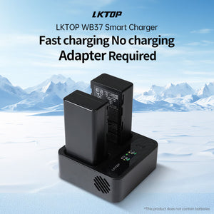 LKTOP WB37 Charging Hub with 72W Dual-Battery Parallel Fast Charging