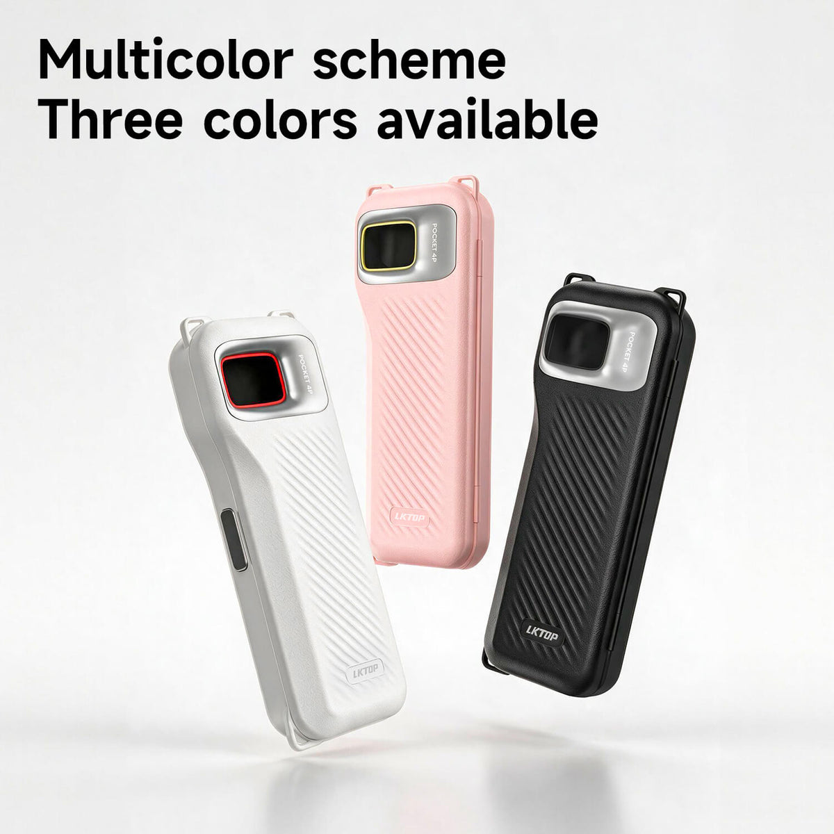 LKTOP protective storage box for DJI Osmo Pocket 4P in Black, Pink and White