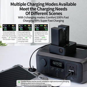 LKTOP WB37 Battery Charging Hub with Three Intelligent Charging Modes