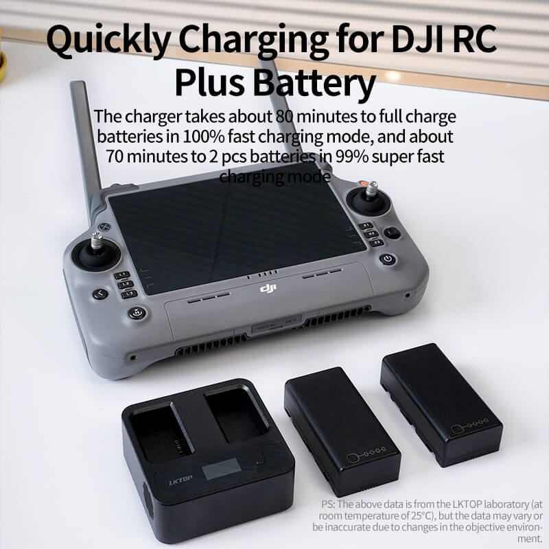 LKTOP WB37 Battery Charging Hub with Three Intelligent Charging Modes