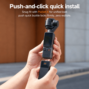 LKTOP 5000mAh Battery Handle for DJI Osmo Pocket 3, Pocket 4 and Pocket 4P