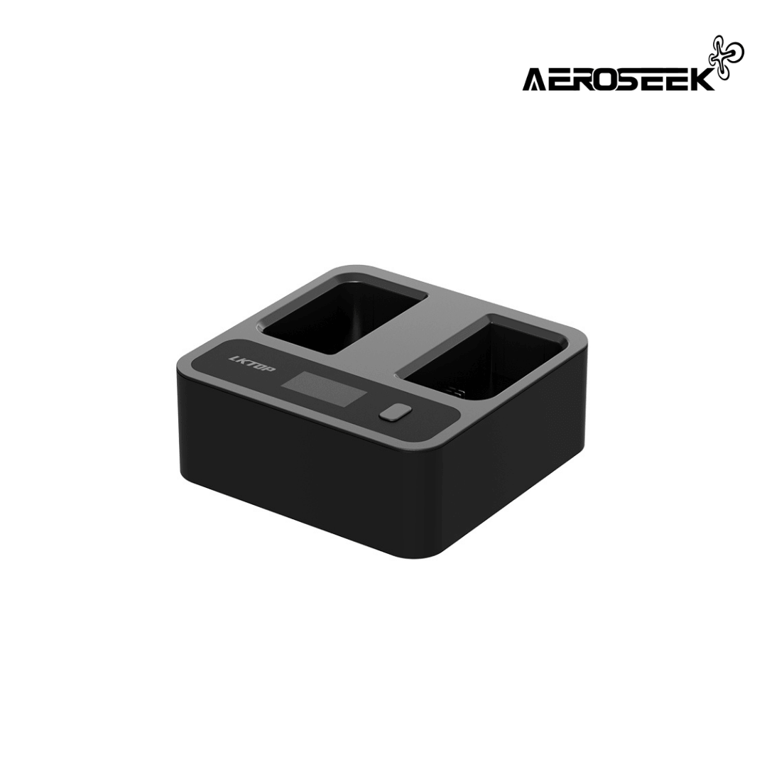 LKTOP 72W WB37 Battery Charging Hub Dual-Slot Fast Charger for DJI RC Plus